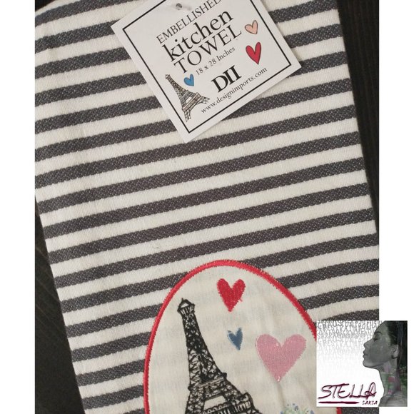 DII Eiffel Tower Kitchen Dishtowel - Picture 2 of 3